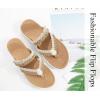 imageCOFACE Womens Trendy Orthotic Flip Flops Lightweight Yoga Mat Thick Cushion Walking Thong Sandals Adjustable Slip On Slippers With Comfortable Plantar Fasciitis Arch SupportBeige