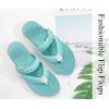 imageCOFACE Womens Trendy Orthotic Flip Flops Lightweight Yoga Mat Thick Cushion Walking Thong Sandals Adjustable Slip On Slippers With Comfortable Plantar Fasciitis Arch SupportTurquoise