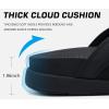 imageCOFACE Flip Flops for Men with Arch Support Comfortable Man Thong Sandals Adjustable Beach Flipflop OutdoorBlack