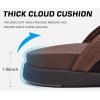 imageCOFACE Flip Flops for Men with Arch Support Comfortable Man Thong Sandals Adjustable Beach Flipflop OutdoorBrown