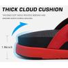 imageCOFACE Flip Flops for Men with Arch Support Comfortable Man Thong Sandals Adjustable Beach Flipflop OutdoorRed