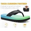 imageCOFACE Mens Arch Support Flip Flops Yoga Mat Comfortable Thick Cushion Recovery Walking Thong Sandals Lightweight Slip On Summer Beach SlippersBlack
