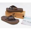 imageCOFACE Mens Arch Support Flip Flops Yoga Mat Comfortable Thick Cushion Recovery Walking Thong Sandals Lightweight Slip On Summer Beach SlippersBrown