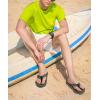 imageCOFACE Mens Flip Flops Comfortable Yoga Mat Cushion Thong Sandals with Arch Support Casual Summer Beach Slides For Man Size 715Army Green
