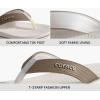 imageCOFACE Mens Flip Flops Comfortable Yoga Mat Cushion Thong Sandals with Arch Support Casual Summer Beach Slides For Man Size 715Beige White