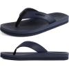 imageCOFACE Mens Flip Flops Comfortable Yoga Mat Cushion Thong Sandals with Arch Support Casual Summer Beach Slides For Man Size 715Dark Blue
