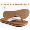 imageCOFACE Mens Flip Flops Comfortable Yoga Mat Cushion Thong Sandals with Arch Support Casual Summer Beach Slides For Man Size 715White Khaki