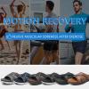 imageCOFACE Mens Sport Recovery Sandals Plantar Fasciitis Soft Cushion Lightweight Orthotic Slides for MenGrey