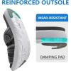 imageCOFACE Mens Sport Recovery Sandals Plantar Fasciitis Soft Cushion Lightweight Orthotic Slides for MenGrey