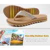 imageCOFACE Womens Arch Support Flip Flops Yoga Mat Comfortable Thick Cushion Walking Thong Sandals Lightweight Slip On Summer Beach SlippersBeige