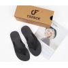 imageCOFACE Womens Arch Support Flip Flops Yoga Mat Comfortable Thick Cushion Walking Thong Sandals Lightweight Slip On Summer Beach SlippersBlack