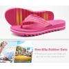 imageCOFACE Womens Arch Support Flip Flops Yoga Mat Comfortable Thick Cushion Walking Thong Sandals Lightweight Slip On Summer Beach SlippersHot Pink