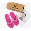 imageCOFACE Womens Arch Support Flip Flops Yoga Mat Comfortable Thick Cushion Walking Thong Sandals Lightweight Slip On Summer Beach SlippersHot Pink