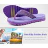 imageCOFACE Womens Arch Support Flip Flops Yoga Mat Comfortable Thick Cushion Walking Thong Sandals Lightweight Slip On Summer Beach SlippersPurple