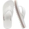 imageCOFACE Mens Arch Support Flip Flops Yoga Mat Comfortable Thick Cushion Recovery Walking Thong Sandals Lightweight Slip On Summer Beach SlippersWhite