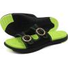 imageCOFACE Womens Orthotic Slides Comfort Plantar Fasciitis Arch Support Slip on Flat Sandals Ladies Soft Cushion Fashion Yoga Mat Slippers With Adjustable StrapsGreenBlack
