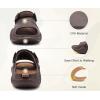 imageCOFACE Mens Orthotic Clogs Orthopedic Mules for Men Recovery Sandals Man Plantar Fasciitis Summer Casual Size 715BrownKhaki