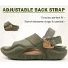 imageCOFACE Mens Orthotic Clogs Orthopedic Mules for Men Recovery Sandals Man Plantar Fasciitis Summer Casual Size 715GreenBeige