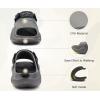 imageCOFACE Mens Orthotic Clogs Orthopedic Mules for Men Recovery Sandals Man Plantar Fasciitis Summer Casual Size 715GreyBlack