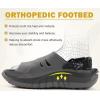 imageCOFACE Mens Orthotic Clogs Orthopedic Mules for Men Recovery Sandals Man Plantar Fasciitis Summer Casual Size 715GreyBlack