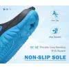 imageCOFACE Mens Recovery Sandals Orthopedic Walking Slides for Men Adjustable Thick Cushioned Orthotic Man Plantar Fasciitis Comfort Casual Outdoor Size 715Dark BlueLight Blue