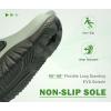 imageCOFACE Mens Recovery Sandals Orthopedic Walking Slides for Men Adjustable Thick Cushioned Orthotic Man Plantar Fasciitis Comfort Casual Outdoor Size 715Dark GreenLight Green