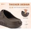 imageCOFACE Mens Recovery Sandals Orthopedic Walking Slides for Men Adjustable Thick Cushioned Orthotic Man Plantar Fasciitis Comfort Casual Outdoor Size 715Brown