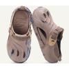 imageCOFACE Mens Recovery Clogs Comfortable Walking Thick Cushion Sandals Sport Casual Orthopedic Mules with Plantar Fasciitis Arch SupportCamo Beige Brown
