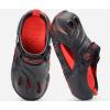 imageCOFACE Mens Recovery Clogs Comfortable Walking Thick Cushion Sandals Sport Casual Orthopedic Mules with Plantar Fasciitis Arch SupportCamo Black Red