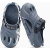 imageCOFACE Mens Recovery Clogs Comfortable Walking Thick Cushion Sandals Sport Casual Orthopedic Mules with Plantar Fasciitis Arch SupportCamo Grey White
