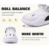 imageCOFACE Mens Recovery Clogs Comfortable Walking Thick Cushion Sandals Sport Casual Orthopedic Mules with Plantar Fasciitis Arch SupportWhite Black