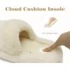 imageCOFACE Womens Fuzzy Slippers Memory Foam Open Toe Slip On House Shoes Size 511Beige