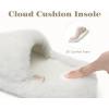 imageCOFACE Womens Fuzzy Slippers Memory Foam Open Toe Slip On House Shoes Size 511White