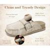 image:imageCOFACE Clogs for Women Casual Mules Womens Sandals Comfortable Slip On Size 612Beige