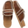 image:imageCOFACE Clogs for Women Casual Mules Womens Sandals Comfortable Slip On Size 612BeigeKhaki