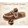 image:imageCOFACE Clogs for Women Casual Mules Womens Sandals Comfortable Slip On Size 612BeigeKhaki