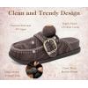 image:imageCOFACE Clogs for Women Casual Mules Womens Sandals Comfortable Slip On Size 612Brown