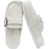 image:imageCOFACE Clogs for Women Casual Mules Womens Sandals Comfortable Slip On Size 612Cream White