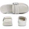 image:imageCOFACE Clogs for Women Casual Mules Womens Sandals Comfortable Slip On Size 612Cream White