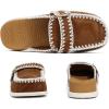image:imageCOFACE Clogs for Women Casual Mules Womens Sandals Comfortable Slip On Size 612KhakiWhite