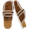 image:imageCOFACE Clogs for Women Casual Mules Womens Sandals Comfortable Slip On Size 612KhakiWhite