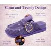 image:imageCOFACE Clogs for Women Casual Mules Womens Sandals Comfortable Slip On Size 612Purple