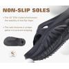 image:imageCOFACE Men Orthopedic Footbed Flip Flops Fabric Toe Post Beach Sandals Size 715Black