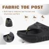 image:imageCOFACE Men Orthopedic Footbed Flip Flops Fabric Toe Post Beach Sandals Size 715Black