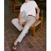 image:imageCOFACE Men Orthopedic Footbed Flip Flops Fabric Toe Post Beach Sandals Size 715Brown