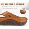 image:imageCOFACE Men Orthopedic Footbed Flip Flops Fabric Toe Post Beach Sandals Size 715KhakiBrown