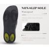 image:imageCOFACE Womens Dressy Orthotic Sandals Trendy Square Toe Comfortable Thick Athletic Cushion Recovery Walking Slides Lightweight Yoga Foam Flat with Plantar Fasciitis Arch SupportBlack