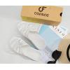 image:imageCOFACE Womens Dressy Orthotic Sandals Trendy Square Toe Comfortable Thick Athletic Cushion Recovery Walking Slides Lightweight Yoga Foam Flat with Plantar Fasciitis Arch SupportWhite