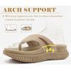 image:imageCOFACE Womens Orthopedic Flip Flops Comfortable Beach Summer Sandals Size 612Beige