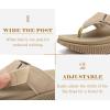 image:imageCOFACE Womens Orthopedic Flip Flops Comfortable Beach Summer Sandals Size 612Beige